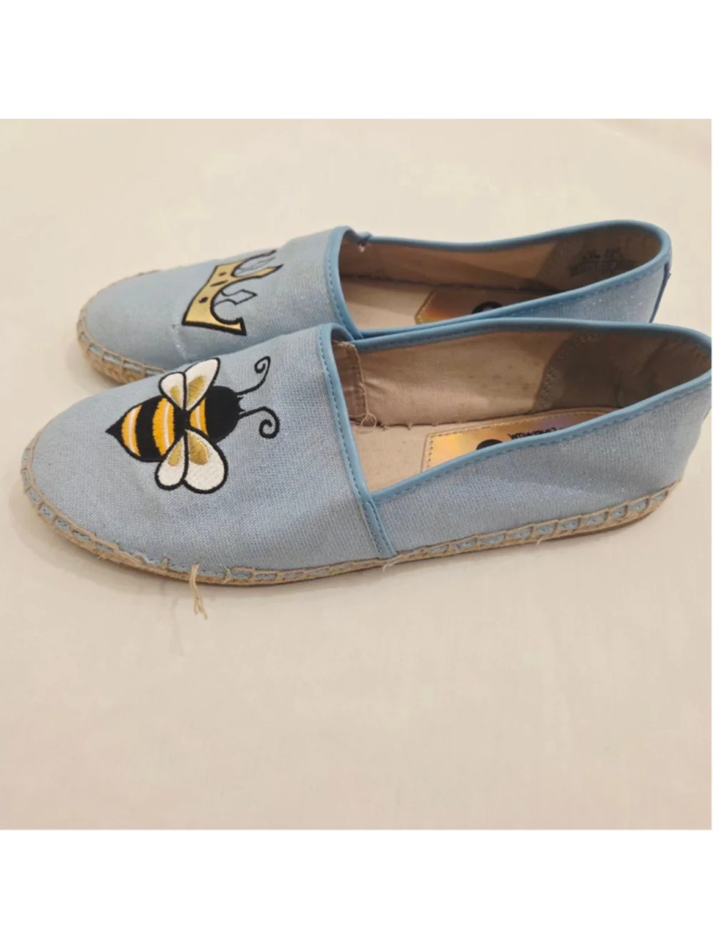 Circus by Sam Edelman Light Blue Queen Bee Espadrilles Size 8.5